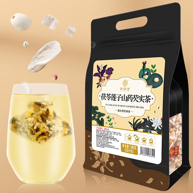 莲子芡实山药茯苓陈皮薏米大麦茶包四神汤材料包茶薏苡仁四臣免煮图片