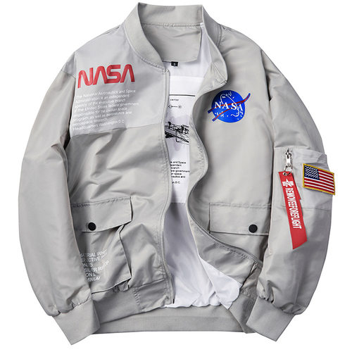 nasa联名ma1飞行员夹克男宇航员工装外套男女空军一号夹克欧洲站