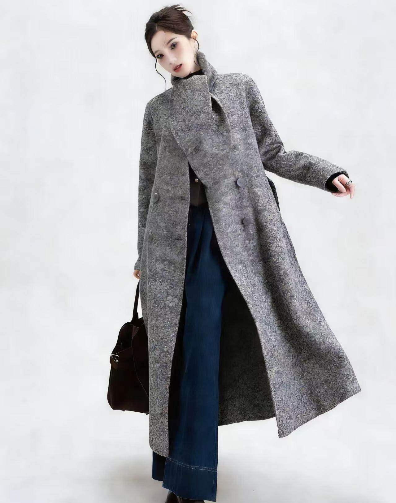 【老板娘容容】欧版大长款羊毛昵大衣,女装/女士精品,毛呢外套,淘宝优惠券,粉丝福利购,淘宝优惠卷