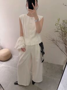 新中式 2026春夏新款 老钱风显瘦背心马甲 老板娘容容