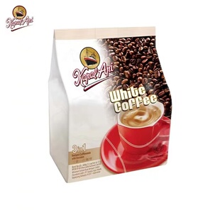 印尼火船白咖啡香醇爪哇速溶经典三合一444克袋装原装进口12小包