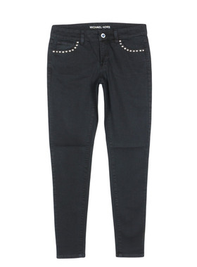 欧美原单M家大码黑色女修身显瘦深黑灰牛仔白色百搭丁柳春秋长裤