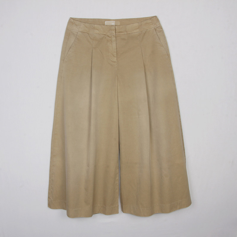 M家品质款高腰显瘦A字阔腿九分卡其色裤裙女宽松百搭休闲裙裤大码,女装/女士精品,休闲裤,淘宝优惠券,粉丝福利购,淘宝优惠卷