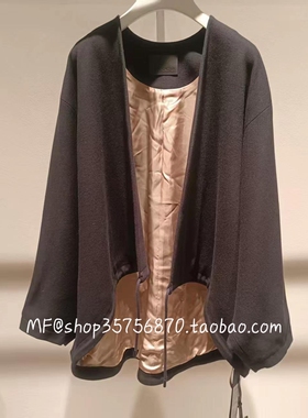 ZCY朱崇恽~2025春专柜正品 羊毛 时尚设计 宽松外套C1FZ11718