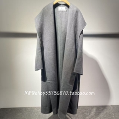 ZCY朱崇恽2025冬专柜正品 羊毛 气质宽松长款大衣C1FZ4513D 12800