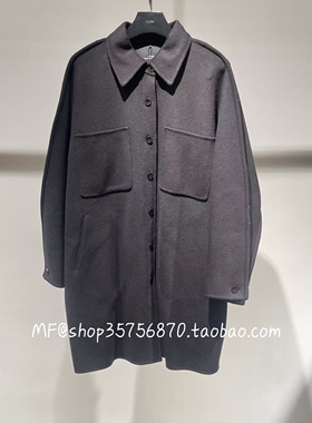 AUM奥姆2026春专柜正品 翻领 贴袋 羊毛双面呢大衣M1GB1076D 5280