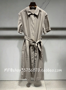 MF玛菲2025秋 专柜正品 棉+锦纶 收腰 气质 风衣 连衣裙A1FZ31276