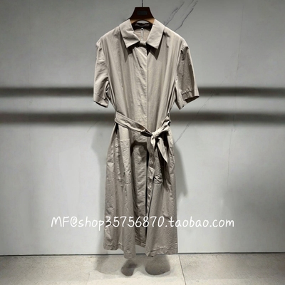 MF玛菲2025秋 专柜正品 棉+锦纶 收腰 气质 风衣 连衣裙A1FZ31276