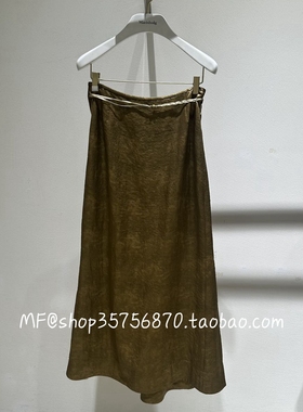 ZCY朱崇恽2025冬专柜正品 醋纤 高腰 肌理半身裙C1FZ41712 4280