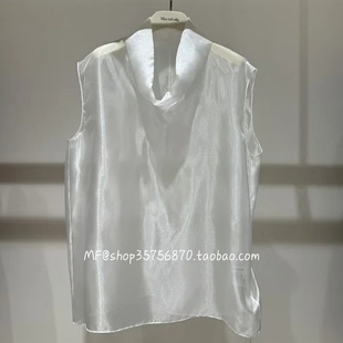 MF玛菲2025春正品 薄款聚酯纤维透透纱上衣A1FZ10951同A1FZ20561