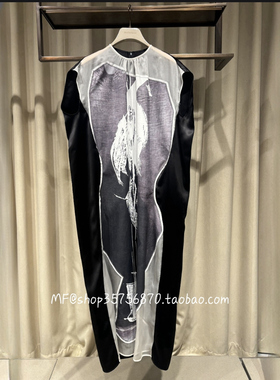 ZCY朱崇恽~2025春专柜正品 粘纤新中式廓形极简风连衣裙C1FZ12946