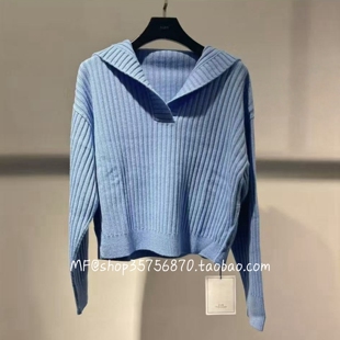 AUM奥姆2025冬专柜正品 羊毛 海军领 休闲针织毛衣M1FZ4SC3M 2480