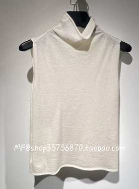 AUM奥姆2026春专柜正品 堆堆领 通勤 简约针织背心M1GB1B38M 1280