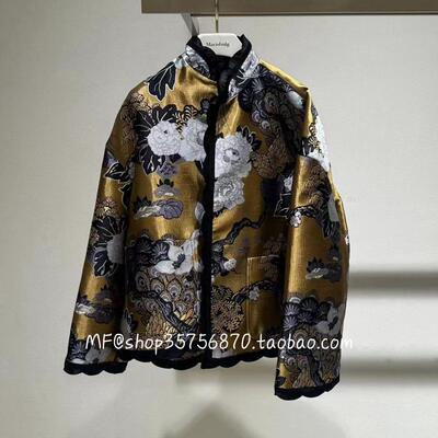 朱崇恽国风提花中款外套