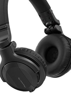 打碟机监听耳机HDJ-CUE1BT-K搭载功能的DJ头戴式耳机黑色蓝牙耳机