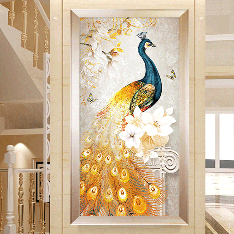 十字绣钻石绣2024新款玄关走廊