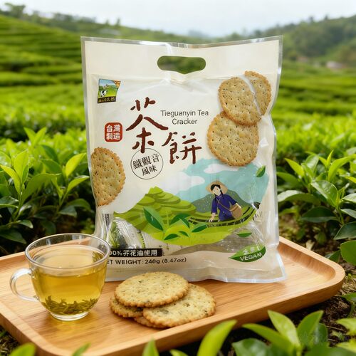 台湾亚麻籽薄脆饼干竹盐