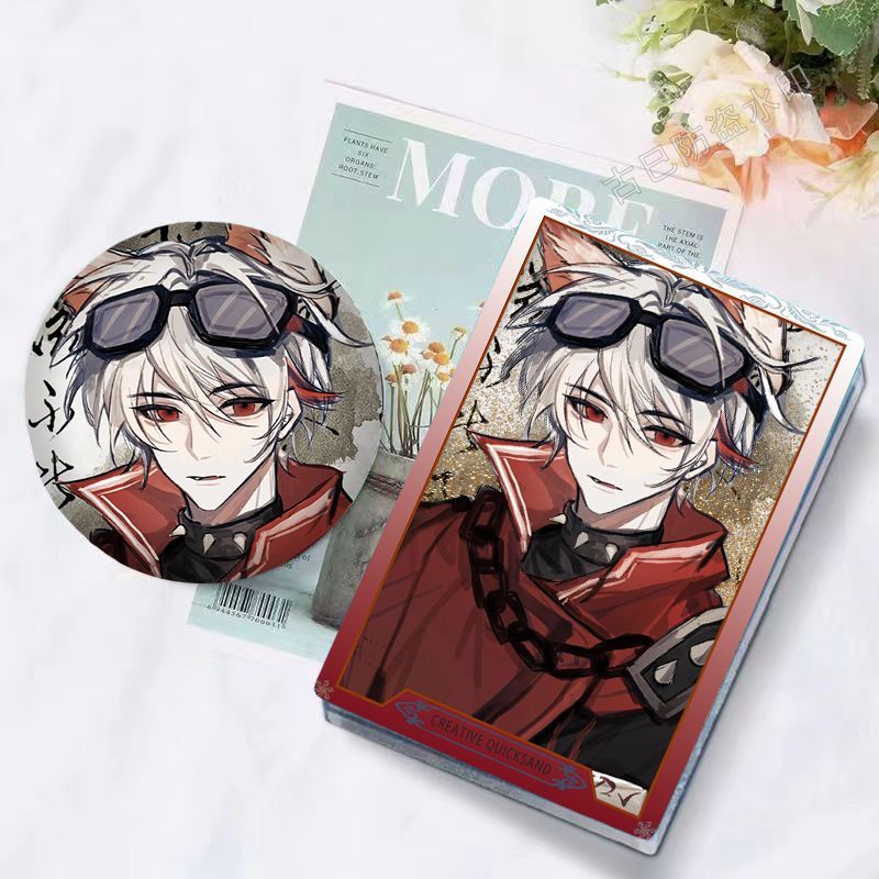 王者荣耀百里守约流沙麻将徽章次元周边女孩立牌毕业礼物摆件吧唧