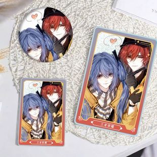 王者荣耀孙尚香刘备周边流沙麻将吧唧亚克力立牌生日礼物徽章摆件