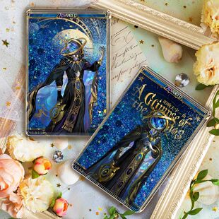 乌尔里希21又1系列同人周边 亚克力流沙卡砖麻将桌面装饰立牌摆件