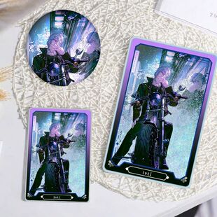 异形舞台ivti流沙麻将咕卡吧唧礼物徽章摆件立牌学生创意咕卡砖