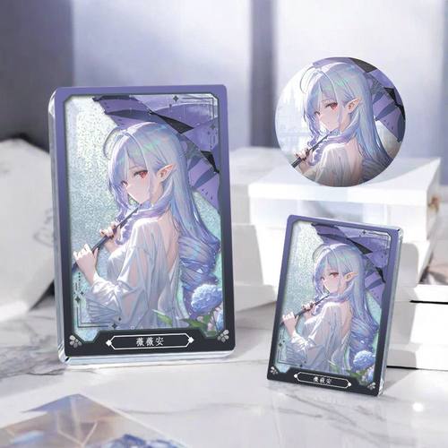 绝区零薇薇安周边徽章吧唧亚克力砖流沙麻将摆件立牌生日礼物定制