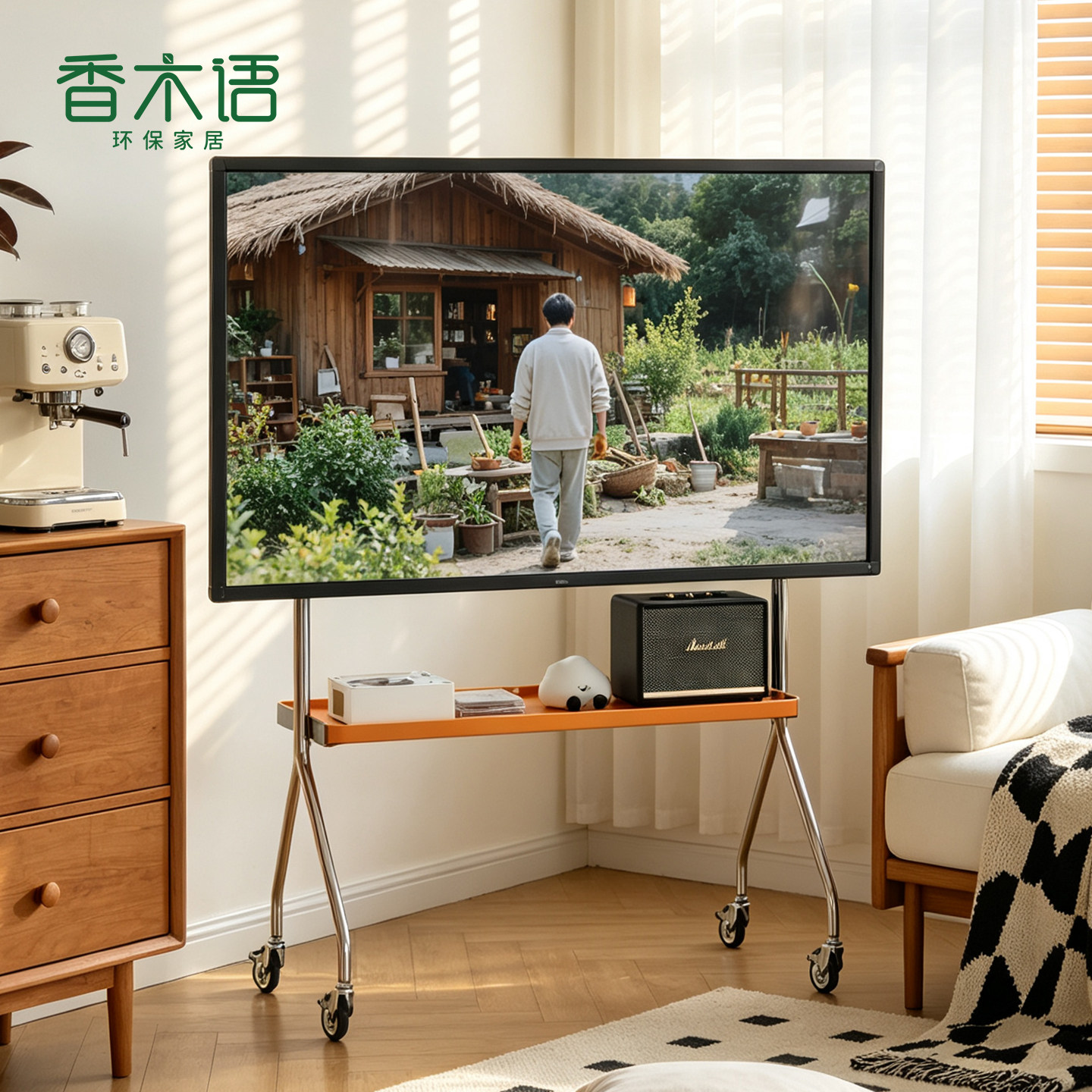 可移动电视支架客厅家用落地挂架