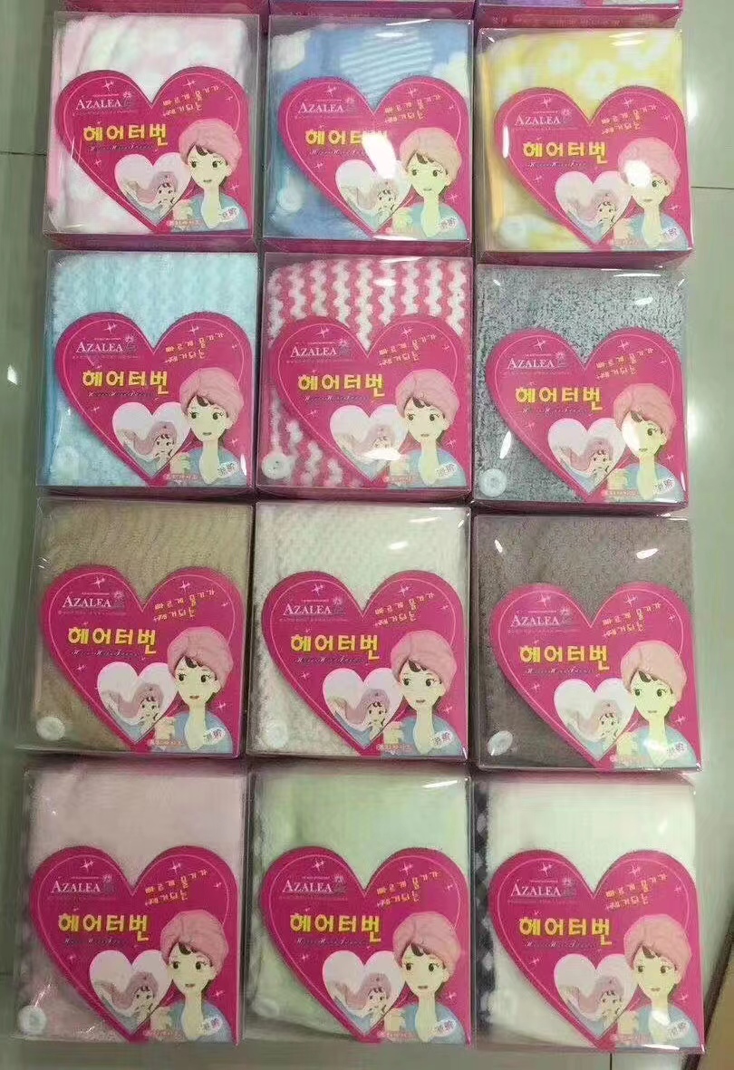 韩国进口 珊瑚绒加厚 干发帽 超大干发毛巾 快速7倍超强吸水