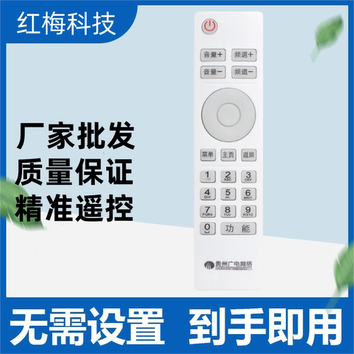 适用贵州广电数字网络高清机顶盒 父母乐/小康宝 精灵N9201遥控器
