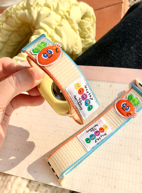 康康的原创五月天周边wmls卜卜适用iwatch11s10se987苹果手表表带