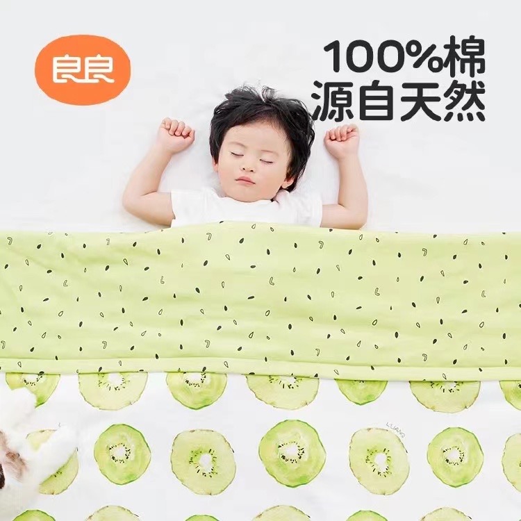 良良嬰兒被子夏涼被薄款