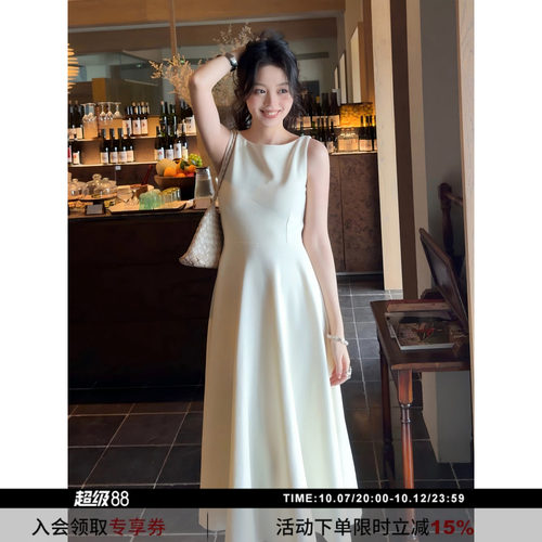 SYT自制立裁收腰背心连衣裙