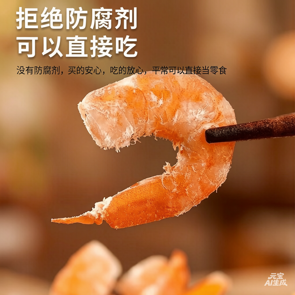【九成干大虾仁】大号虾干金钩烟台批发海米虾干虾皮开洋虾米商用