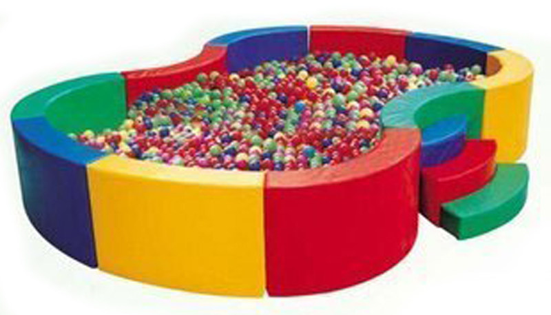 幼儿园早教中心亲子园儿童球池 软体八角形球池 花生波波池可定制