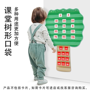 学校完美的可视化考勤表句子构建事件排序识单词树形课堂插卡袋