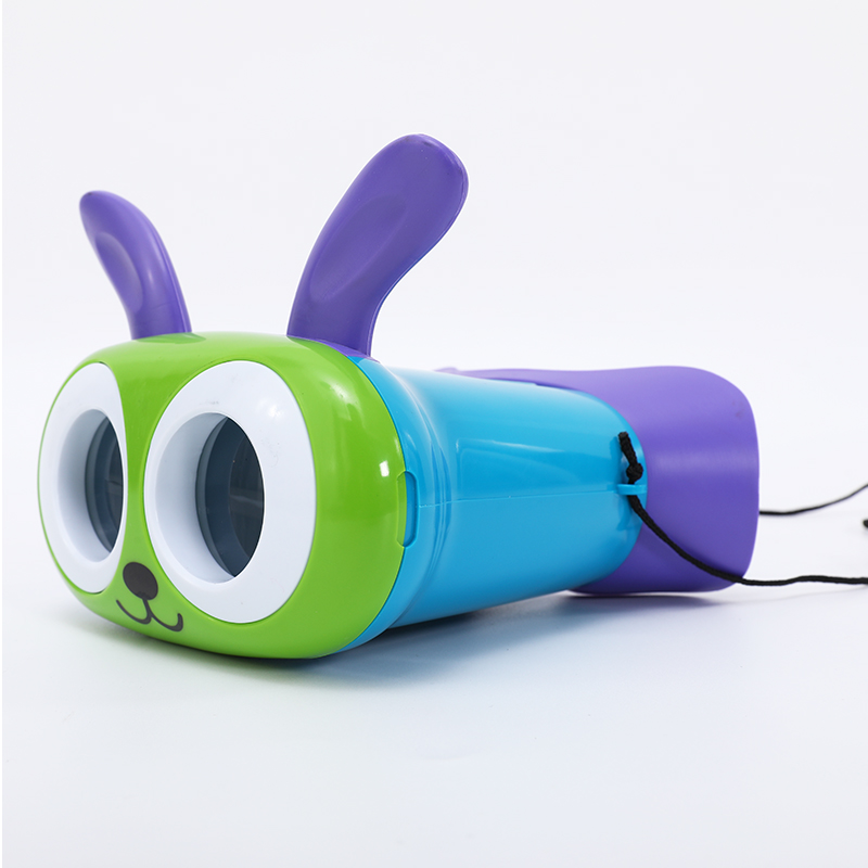 兔子双筒望远镜科普儿童科学实验探索教玩具兔耳朵2倍放大望远镜