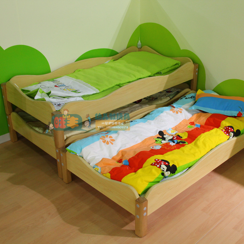 造型叠叠床 早教幼儿园儿童专用床午休午睡床多层板单人床儿童床