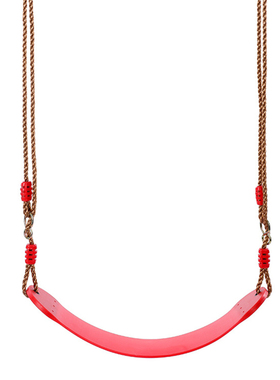 幼儿园早教儿童感统悬挂儿童红色秋千板 悬吊设备EVA软板U型秋千