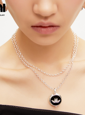 UNI优霓铜镀银锆石男女通用