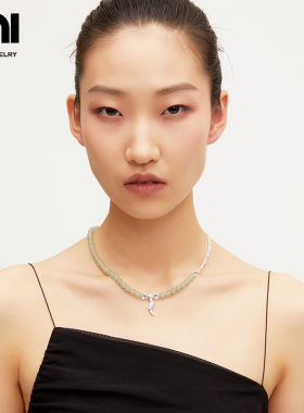 UNI优霓竹叶进化论系列竹叶吊坠项链轻奢小众简约气质锁骨链女