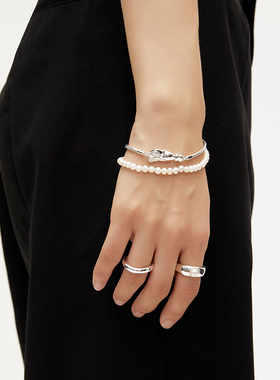 UNI优霓男女同款镀银珍珠