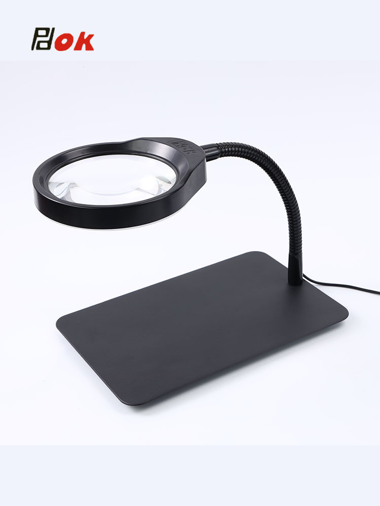 PDOK台式放大镜高清高倍电子维修