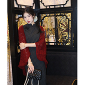 气质高级感优雅灰色日常女 春夏季 千语新中式 国风旗袍格子2025新款