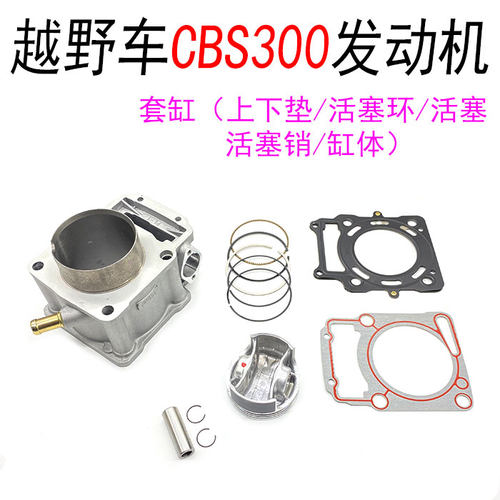 波速尔M6猛禽极盗者SHR-4宗申CBS300发动机套缸 缸体活塞环销缸垫