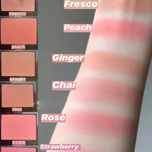 rose奶茶干枯玫瑰 Mercier罗拉玛希LM单色腮红ginger 现货 Laura