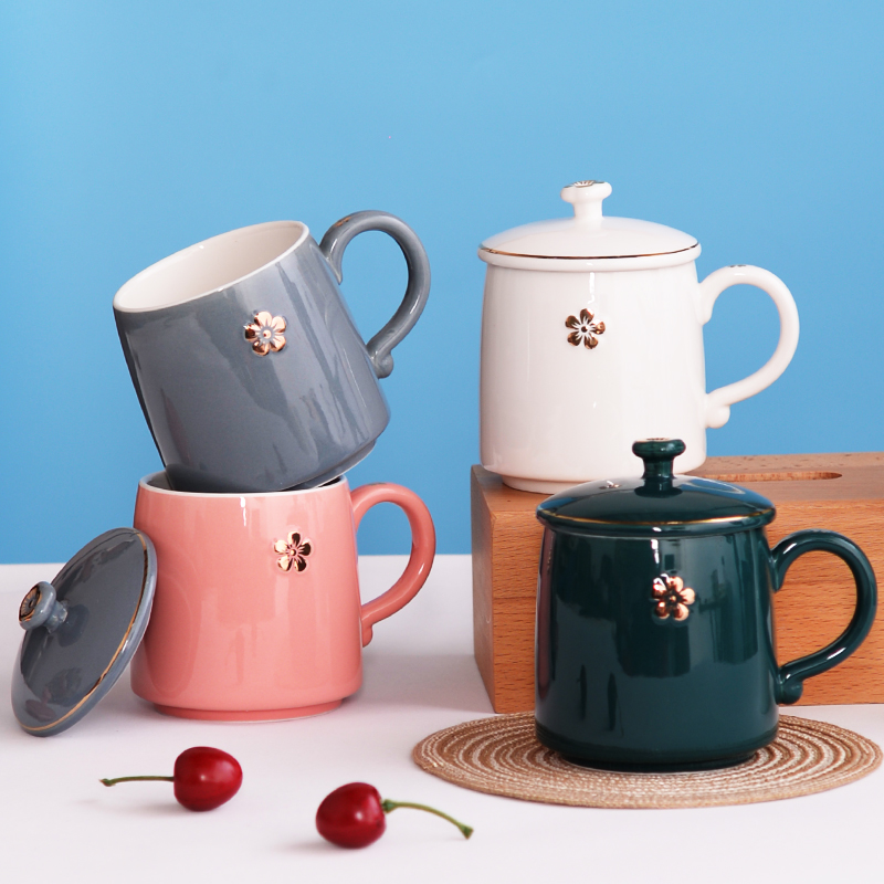 陶瓷日式办公室简约马克杯实惠