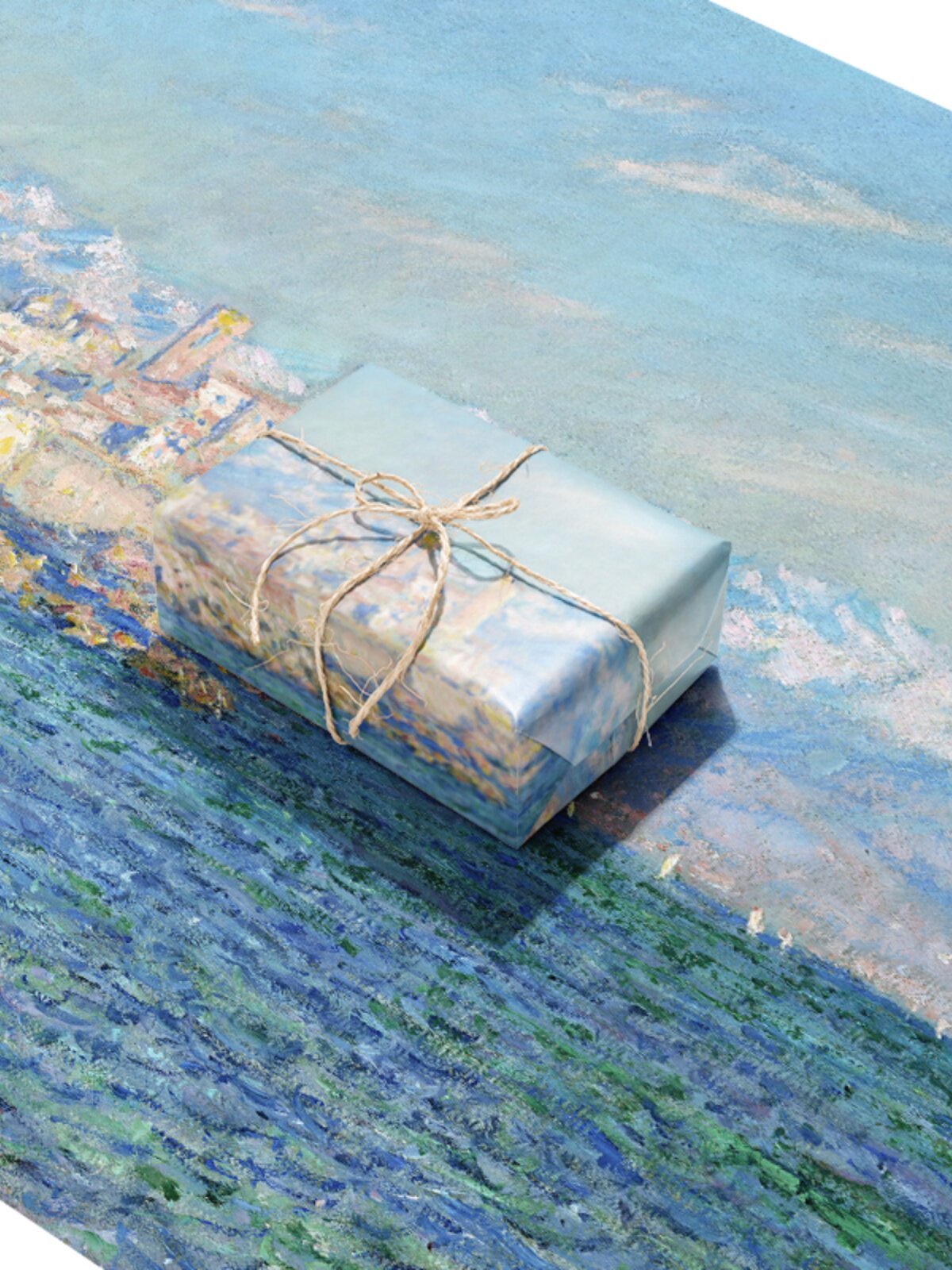 고급 사용자 정의 모네 여름 장식 포스터 선물 포장지 유명한 그림 아름다운 창조적 인상주의 수제 A3+