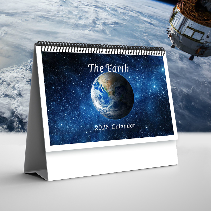 2026年俯瞰地球台历定制外太空
