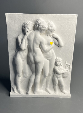 石膏扩香石法式书房艺术品摆件