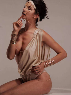 希腊女神游戏服轰趴链条cosply装